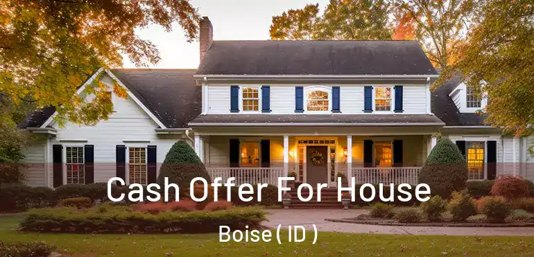  Cash Offer For House Boise ( ID )