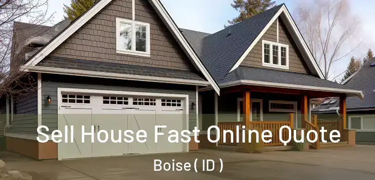  Sell House Fast Online Quote Boise ( ID )