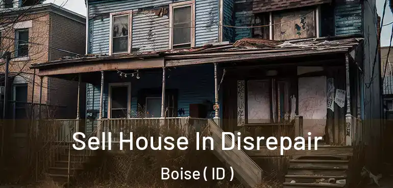  Sell House In Disrepair Boise ( ID )