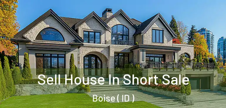 Sell House In Short Sale Boise ( ID )