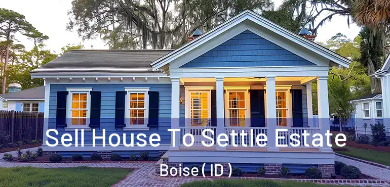  Sell House To Settle Estate Boise ( ID )
