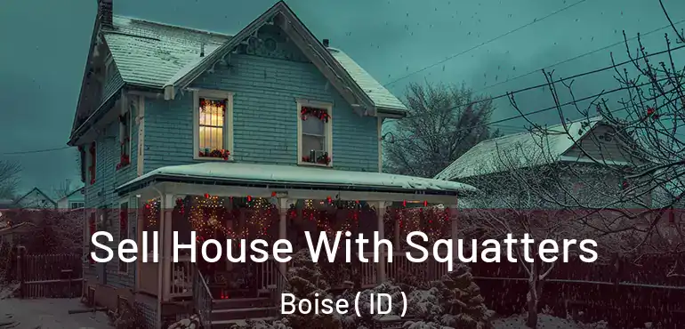  Sell House With Squatters Boise ( ID )
