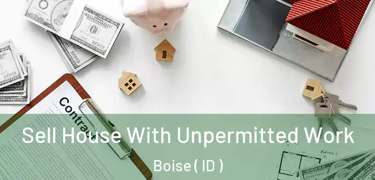  Sell House With Unpermitted Work Boise ( ID )