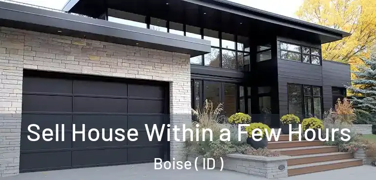  Sell House Within a Few Hours Boise ( ID )
