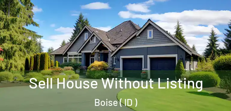  Sell House Without Listing Boise ( ID )